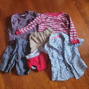 Children's Clothing Bundle - Striped and Patterned